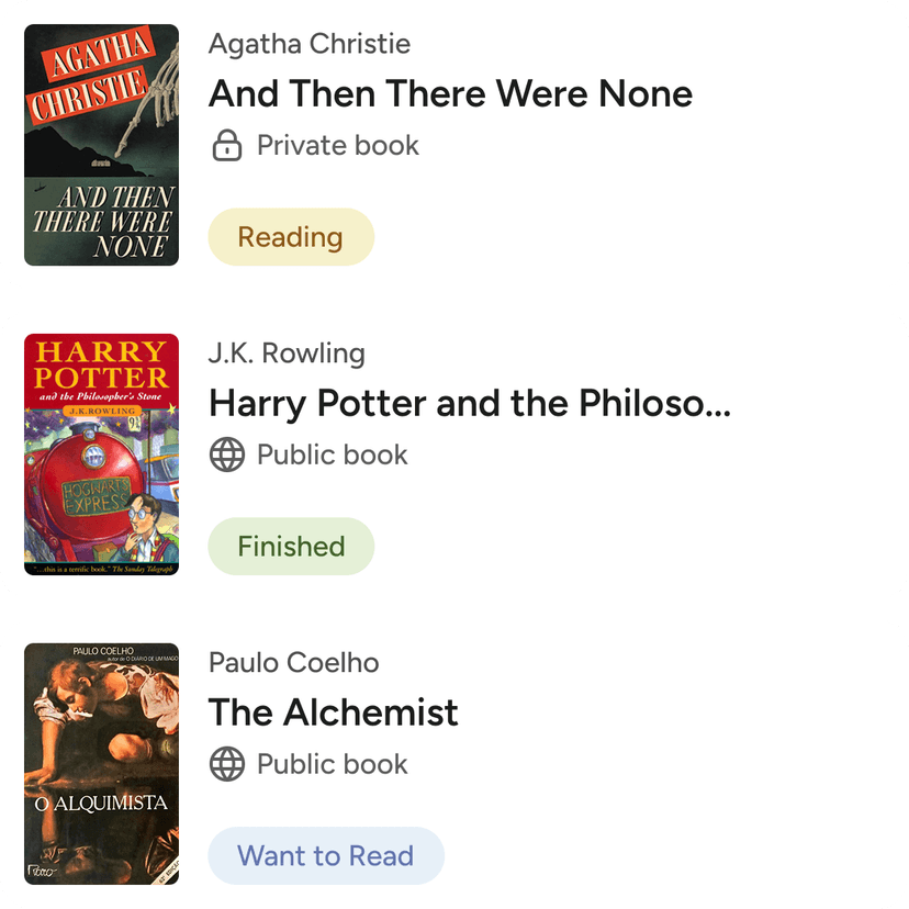 Track the Books You Read