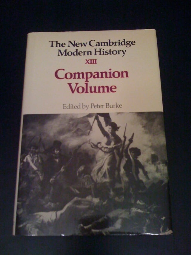 The New Cambridge Modern History Companion Volume. Volume 13