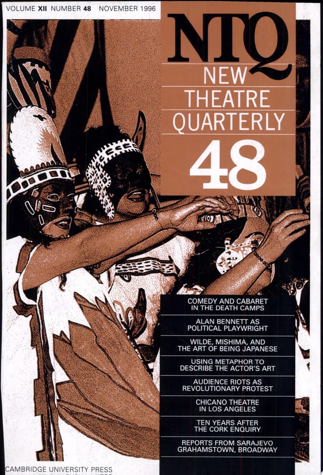 New Theatre Quarterly 48: Volume 12, Part 4