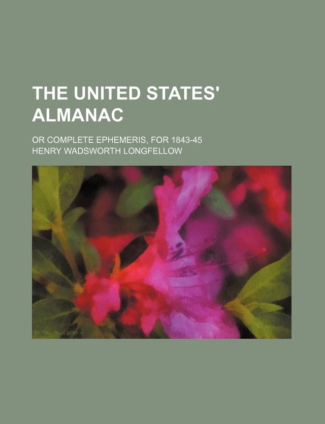 The United States' Almanac: Or Complete Ephemeris, For 1843-45