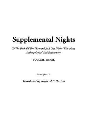 Supplemental Nights, Volume 4
