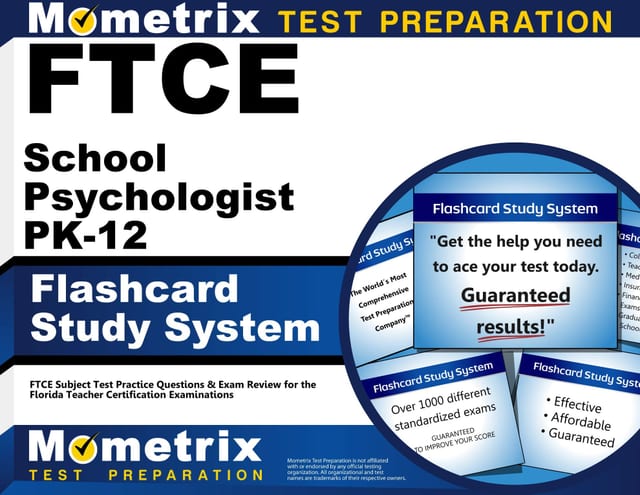 Ftce School Psychologist Pk-12 Flashcard Study System Ftce