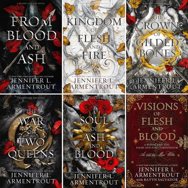 The Blood and Ash Series. 6 Books Collection Set. Vol. 1-Vol. 6 by Jennifer L. Armentrout