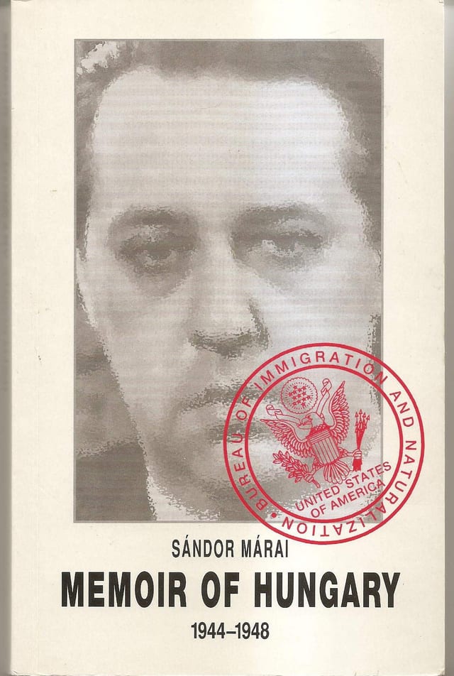 Memoir of Hungary, 1944-48