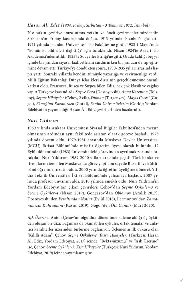 Aşk Üzerine
