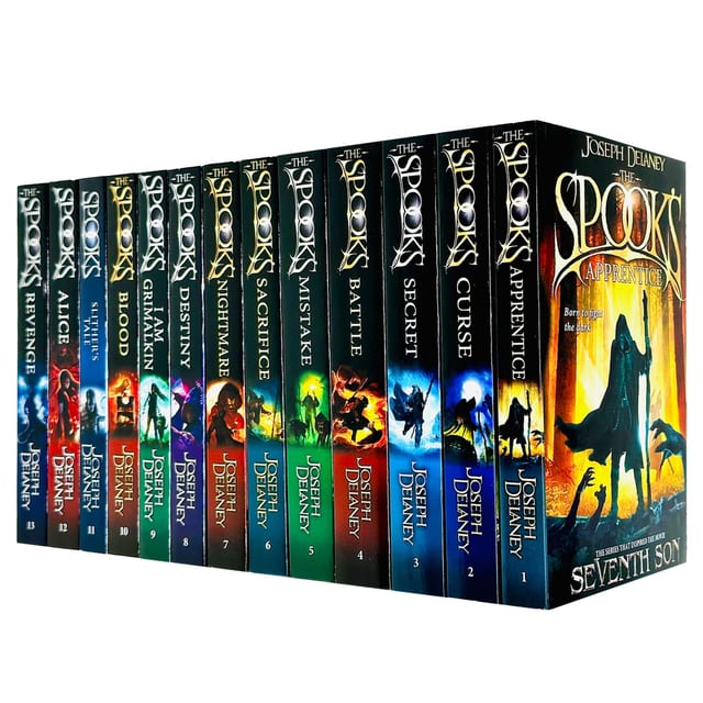 The Spooks Books 1 - 13 Complete Wardstone Chronicles Collection Set by Joseph Delaney ( Apprentice, Curse, Secret, Battle, Destiny, Alice, Revenge & MORE!)