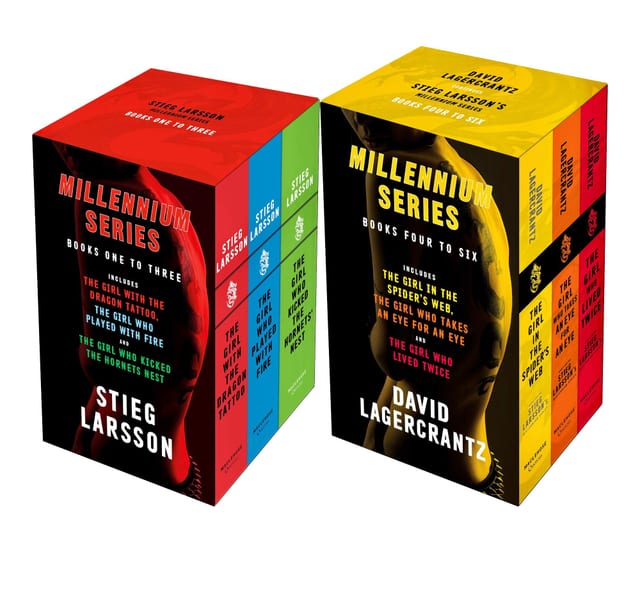 Millennium series 6 Books Complete Collection Box Set by Stieg Larsson & David Lagercrantz (Books 1 - 6)